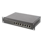 Digitus Switch Gigabit 8 porte L2+ gestito PoE+ da 10 pollici