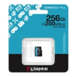 Kingston Technology 256 GB microSDXC Canvas Go Plus Gen4 200R A2 U3 Confezione singola senza ADP - immagine 3