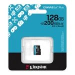 Kingston Technology 128 GB microSDXC Canvas Go Plus Gen4 200R A2 U3 Confezione singola senza ADP - immagine 3