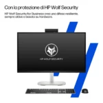 HP EliteStudio 8 G1i AI Wolf Pro Security Edition Intel Core Ultra 7 265 60,5 cm (23.8") 1920 x 1080 Pixel PC All-in-one 24 GB DDR5-SDRAM 512 GB SSD Windows 11 Pro Wi-Fi 7 (802.11be) AI PC Argento - immagine 4