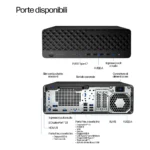 HP EliteDesk 8 SFF G1i Desktop AI PC Wolf Pro Security Edition Intel Core Ultra 7 265 16 GB DDR5-SDRAM 512 GB SSD Windows 11 Pro - immagine 2