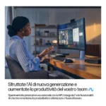 HP EliteDesk 8 Mini G1a Desktop Next Gen AI PC Wolf Pro Security Edition Copilot+ PC 350 32 GB DDR5-SDRAM 1 TB SSD Windows 11 Pro Mini PC - immagine 3