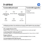 HP EliteStudio 8 G1i AI Wolf Pro Security Edition Intel Core Ultra 7 265 60,5 cm (23.8") 1920 x 1080 Pixel Touch screen PC All-in-one 32 GB DDR5-SDRAM 1 TB SSD Windows 11 Pro Wi-Fi 7 (802.11be) AI PC Argento - immagine 2